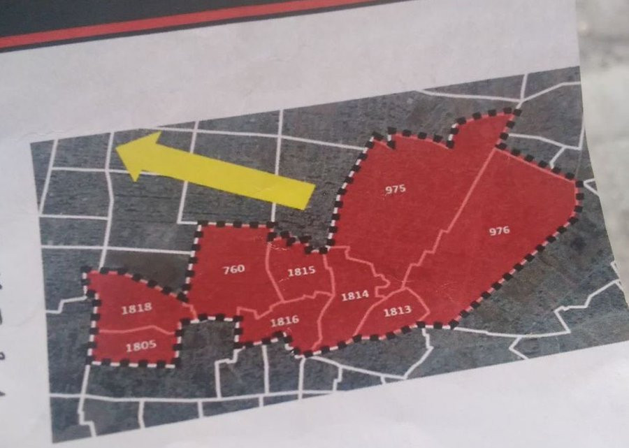 Photograph of leaflet believed to be originally distributed on 30 Aug 2025